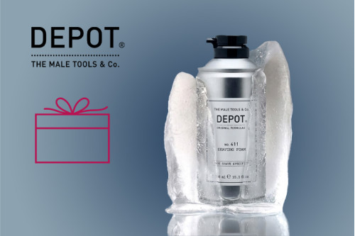 Купите 2 товара DEPOT и получите пенку для бритья в подарок!