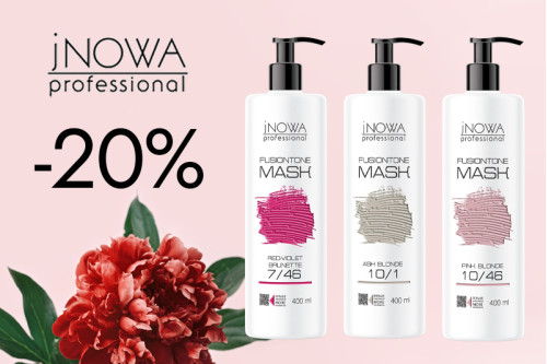 jNOWA Professional: Скидка 20% на тонирующие маски.