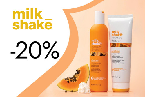 Купите 2 товара MILK SHAKE и получите скидку 20%!Обратите внимание: скидка  Не отображается в корзине автоматически. Менеджер пересчитает сумму заказа вручную при подтверждении.