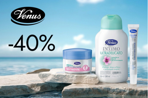 Продукция бренда Venus со скидкой 40%