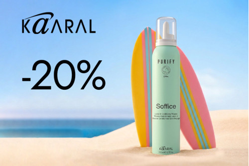 KAARAL: Скидка 20% на мусс для волос Soffice Leave-in (200 мл)