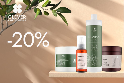 Салонный уход на дому: -20% на Clever M-USE и Glossy Line