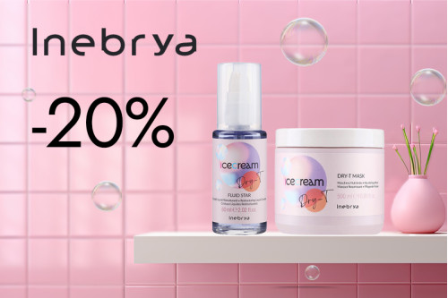 -20% на профессиональный уход Inebrya