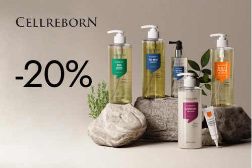 Скидка 20% на любое корейское средство CellReborn