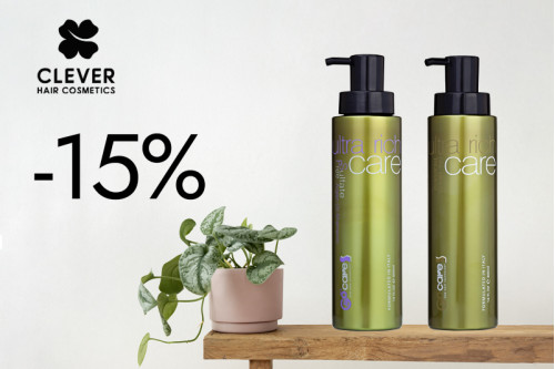 Знижка 15% на набір для волосся CLEVER GoCare