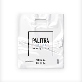 Поліетиленовий пакет PALITRA 38*45 білий