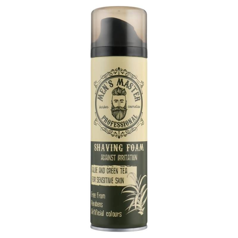 Піна для гоління Men's Master Aloe & Green Tea 200 мл Піна для гоління Men's Master Aloe & Green Tea 200 мл