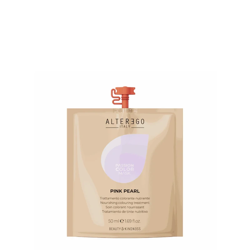 Маска для волосся фарбуюча живильна (перлинний рожевий) Alter Ego Passion Color Mask PINK PEARL 50 мл