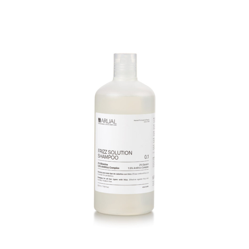 Шампунь проти пухнастості волосся Arual 0.1 Frizz Solution Shampoo 500 мл Шампунь проти пухнастості волосся Arual 0.1 Frizz Solution Shampoo 500 мл