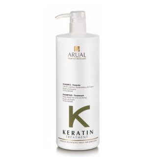 Відновлюючий та зміцнюючий шампунь Arual Keratin Shampoo 1000 мл