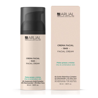 Антивіковий крем для жирної та комбінованої шкіри Arual Anti-Aging Cream 50 мл