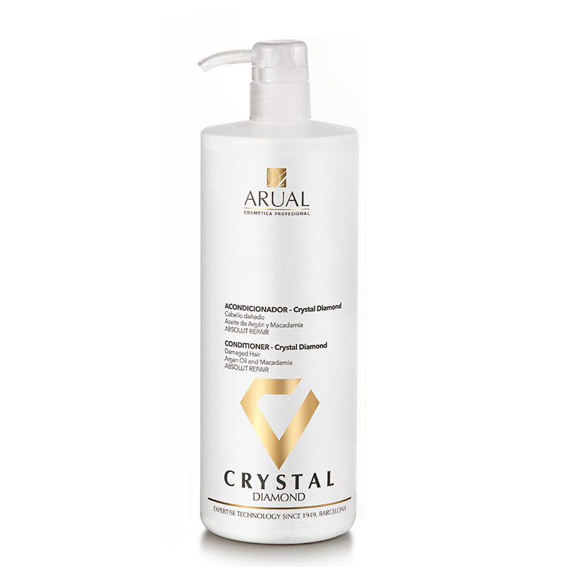 Відновлюючий кондиціонер для пошкодженого волосся Arual Crystal Diamond 1000 мл Відновлюючий кондиціонер для пошкодженого волосся Arual Crystal Diamond 1000 мл