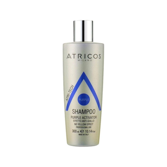 Шампунь для волосся Пурпурний активатор Atricos Purple Activator No Yellow Effect Shampoo 300 мл