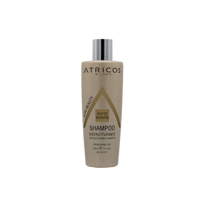 Відновлюючий шампунь з кератином Atricos Phyto Keratin Restructuring Shampoo 300 мл Відновлюючий шампунь з кератином Atricos Phyto Keratin Restructuring Shampoo 300 мл