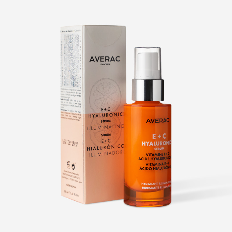 Гіалуронова сироватка для обличчя з вітамінами E+C Averac Focus E+C Hyaluronic 30 мл Гіалуронова сироватка для обличчя з вітамінами E+C Averac Focus E+C Hyaluronic 30 мл