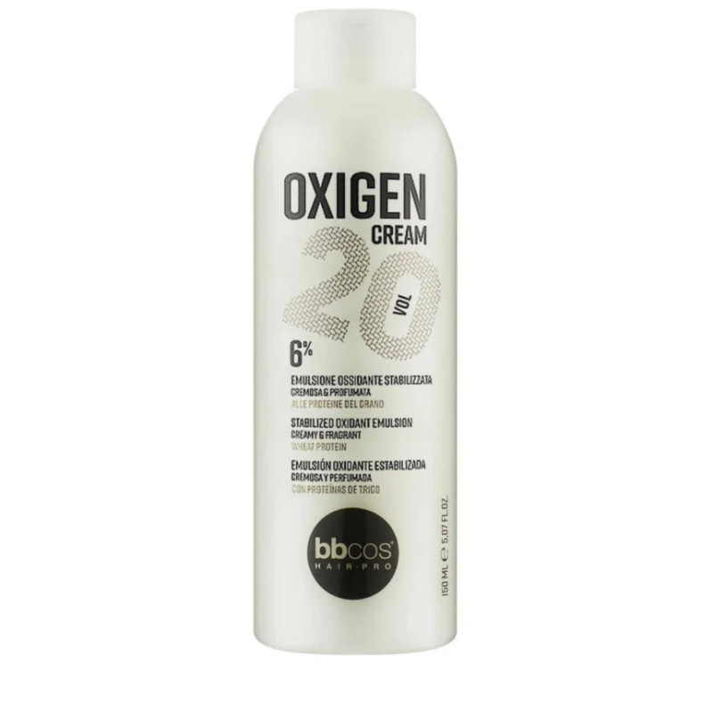 Окисник кремоподібний 6% 20 volume BBcos Oxigen Cream 150 мл Окисник кремоподібний 6% 20 volume BBcos Oxigen Cream 150 мл
