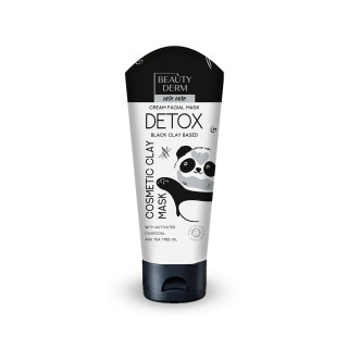 Косметична маска для обличчя на основі чорної глини Detox Beauty Derm 75 мл