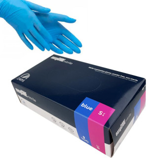 Рукавички нiтриловi Blue (S) 100шт/уп (50 пар), щiльнiсть 4 г easyCARE