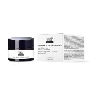 Розгладжуючий крем для обличчя з пептидами та сливою Beauty Derm Skin Fiction 50 мл