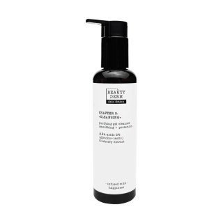Очищаючий гель для вмивання з AHA-кислотами і чорницею Beauty Derm Skin Fiction 200 мл