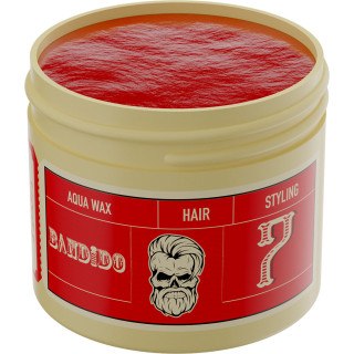 Чоловічий віск для укладання волосся фіксація 7, на водній основі Bandido Aqua Wax Hair Styling Strong Red 125 мл