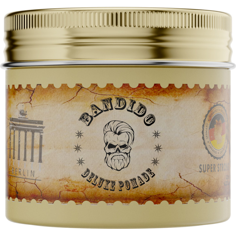 Помада-віск для укладання сильної фіксації Bandido Deluxe Pomade 125 мл Помада-віск для укладання сильної фіксації Bandido Deluxe Pomade 125 мл
