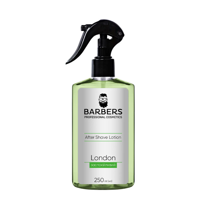 Заспокійливий лосьйон після гоління Barbers London 250 мл Заспокійливий лосьйон після гоління Barbers London 250 мл