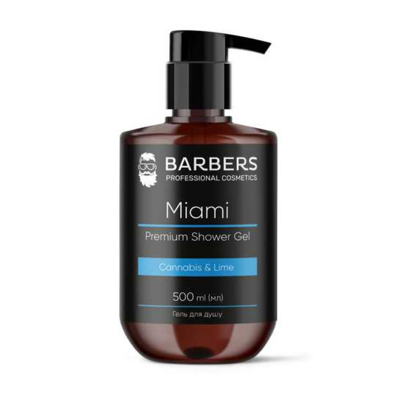 Гель для душу Barbers Miami 500 мл Гель для душу Barbers Miami 500 мл