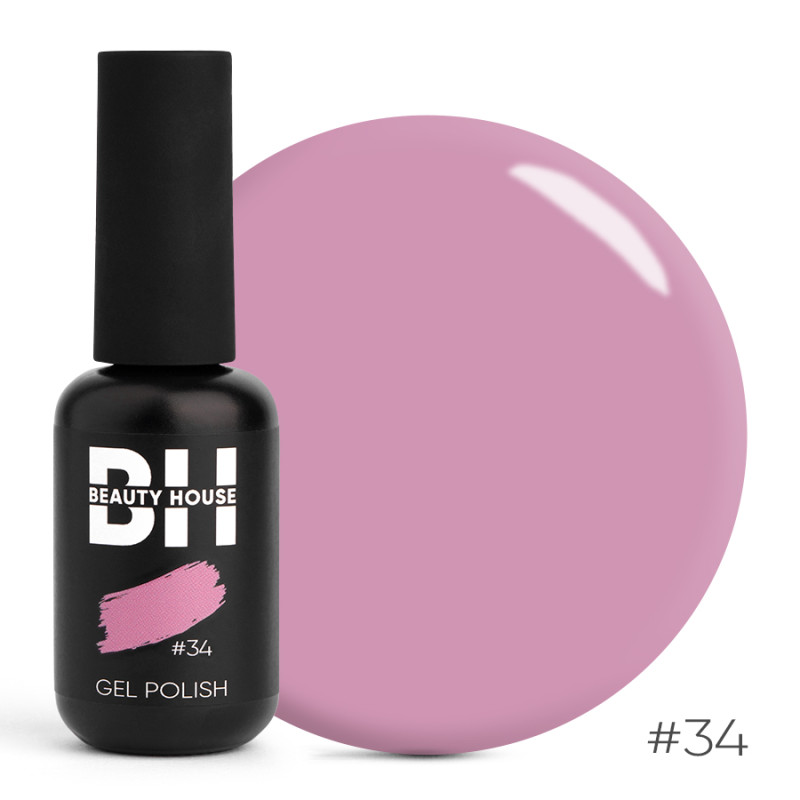 Гель-лак №34 Beauty House Gel Polish 8 мл Гель-лак №34 Beauty House Gel Polish 8 мл