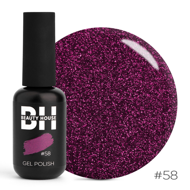 Гель-лак №58 Beauty House Gel Polish 8 мл Гель-лак №58 Beauty House Gel Polish 8 мл