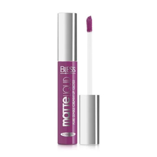 Матовий блиск для губ №06 Bless Beauty Matte Liquid Pure Stable Cream Lip Gloss 9 г