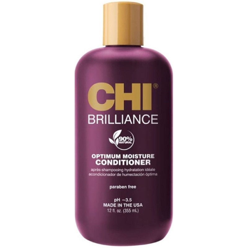 Кондиціонер для пошкодженого волосся Deep Brilliance Optimum Moisture CHI 355 мл Кондиціонер для пошкодженого волосся Deep Brilliance Optimum Moisture CHI 355 мл
