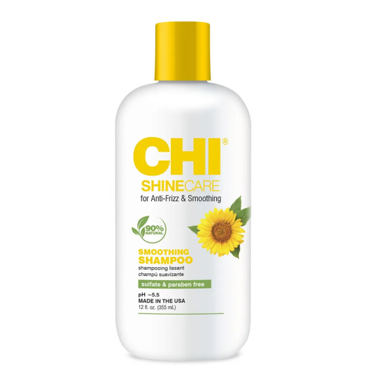 Шампунь розгладжувальний для неслухняного волосся безсульфатний CHI Smoothing Shampoo ShineCare 355 мл