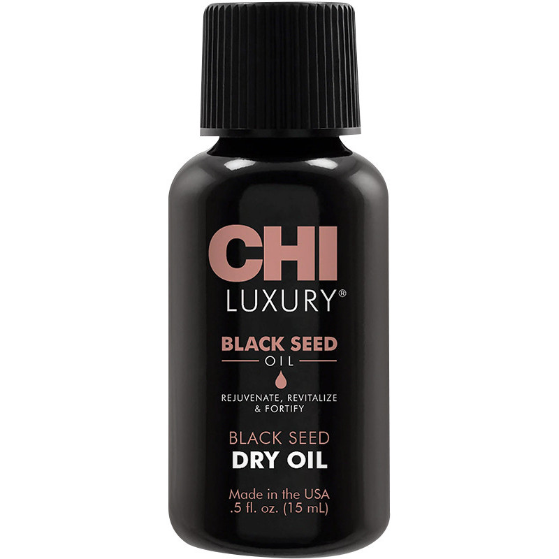 Олія чорного кмину для волосся CHI Luxury Black Seed Dry Oil 15 мл Олія чорного кмину для волосся CHI Luxury Black Seed Dry Oil 15 мл