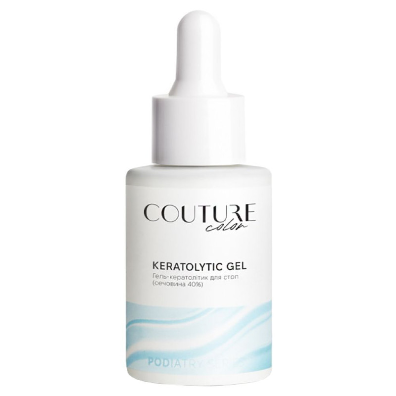Гель-кератолітик для стоп з 40% сечовиною Couture Colour Keratolytic Gel 30 мл Гель-кератолітик для стоп з 40% сечовиною Couture Colour Keratolytic Gel 30 мл