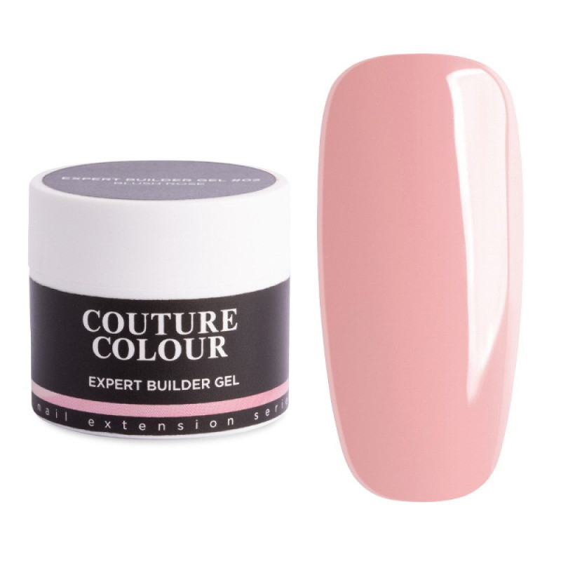 Трехфазный билдер-гель для наращивания ногтей Blush Rose №02 Couture Colour Builder Cream Gel 15 мл Трехфазный билдер-гель для наращивания ногтей Blush Rose №02 Couture Colour Builder Cream Gel 15 мл