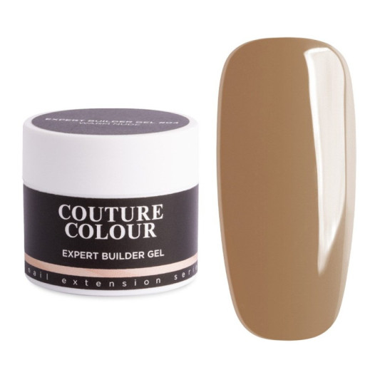 Трифазний білдер-гель для нарощування нігтів Warm Nude №04 Couture Colour Builder Cream Gel 15 мл