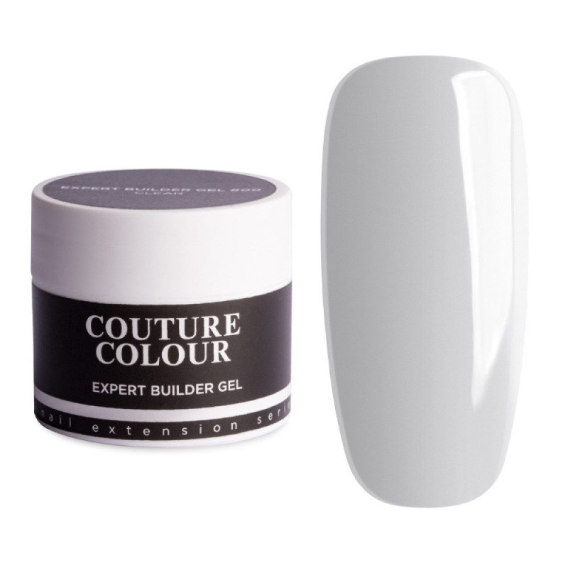 Трифазний білдер-гель для нарощування нігтів Expert Clear №00 Couture Colour Builder Cream Gel 15 мл Трифазний білдер-гель для нарощування нігтів Expert Clear №00 Couture Colour Builder Cream Gel 15 мл