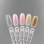 Трифазний білдер-гель для нарощування нігтів Baby Pink №01 Couture Colour Builder Cream Gel 15 мл