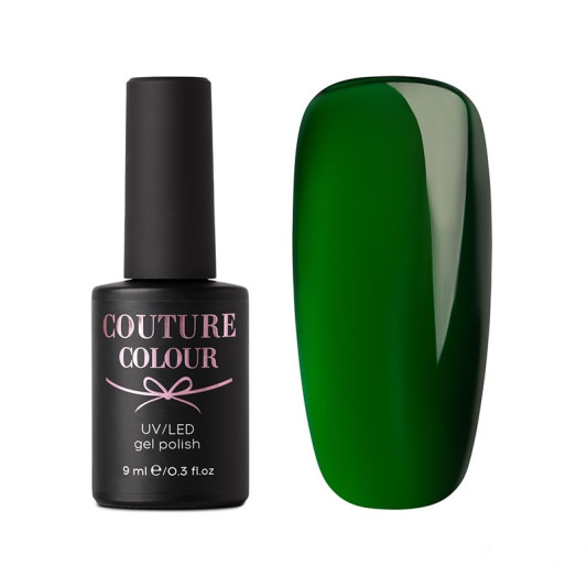 Вітражний гель-лак Couture Colour Vitrage Gel № VG05 зелений 9 мл