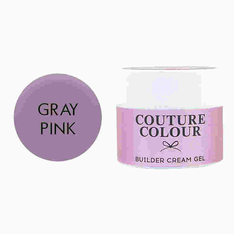 Крем-гель строительный Couture Colour Builder Cream Gel Gray pink розовая дымка 15 мл Крем-гель строительный Couture Colour Builder Cream Gel Gray pink розовая дымка 15 мл