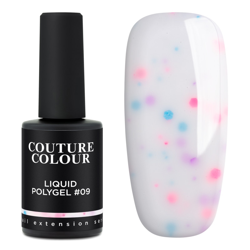 Рідкий полігель Liquid Polygel 09 Couture Colour 9 мл Рідкий полігель Liquid Polygel 09 Couture Colour 9 мл