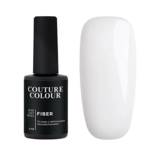 Основа под гель-лак с нейлоновым волокном (прозрачно-молочная) Colour Fiber Base № 01 Clear Milk Couture Colour 9 мл
