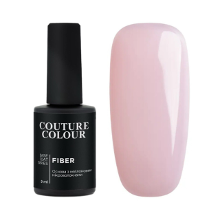 Основа под гель-лак с нейлоновым волокном (прозрачно-розовая) Colour Fiber Base № 02 Clear Pink Couture Colour 9 мл