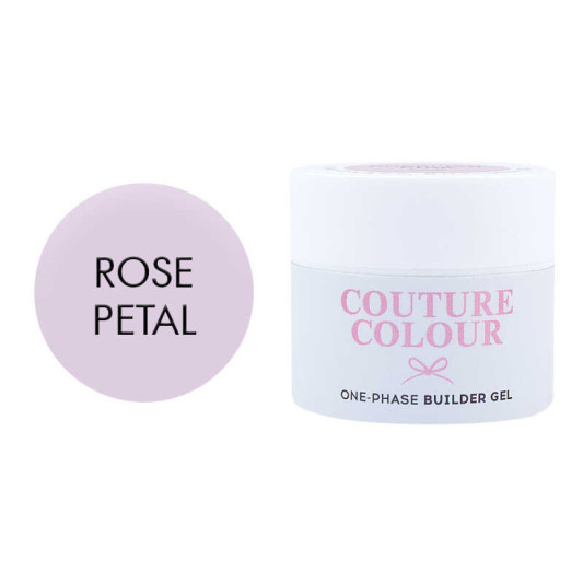 Гель однофазний ніжний рожевий Couture Colour 1-phase Builder Gel 02 Rose petal 15 мл