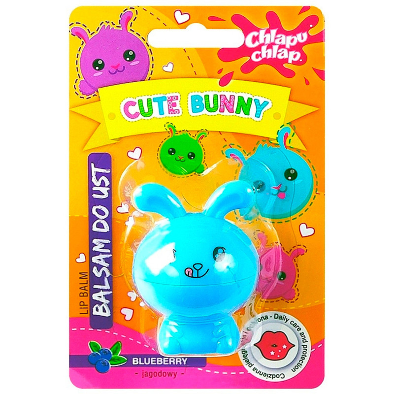 Бальзам для губ "Cute Bunny" чорниця Chlapu Chlap Blueberry Lip Balm 7 г Бальзам для губ "Cute Bunny" чорниця Chlapu Chlap Blueberry Lip Balm 7 г