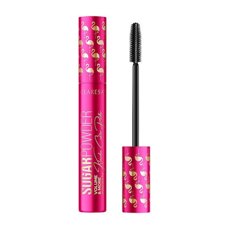 Туш для вій Claresa SugarPowder Volume & More Mascara Black, 10 г Туш для вій Claresa SugarPowder Volume & More Mascara Black, 10 г