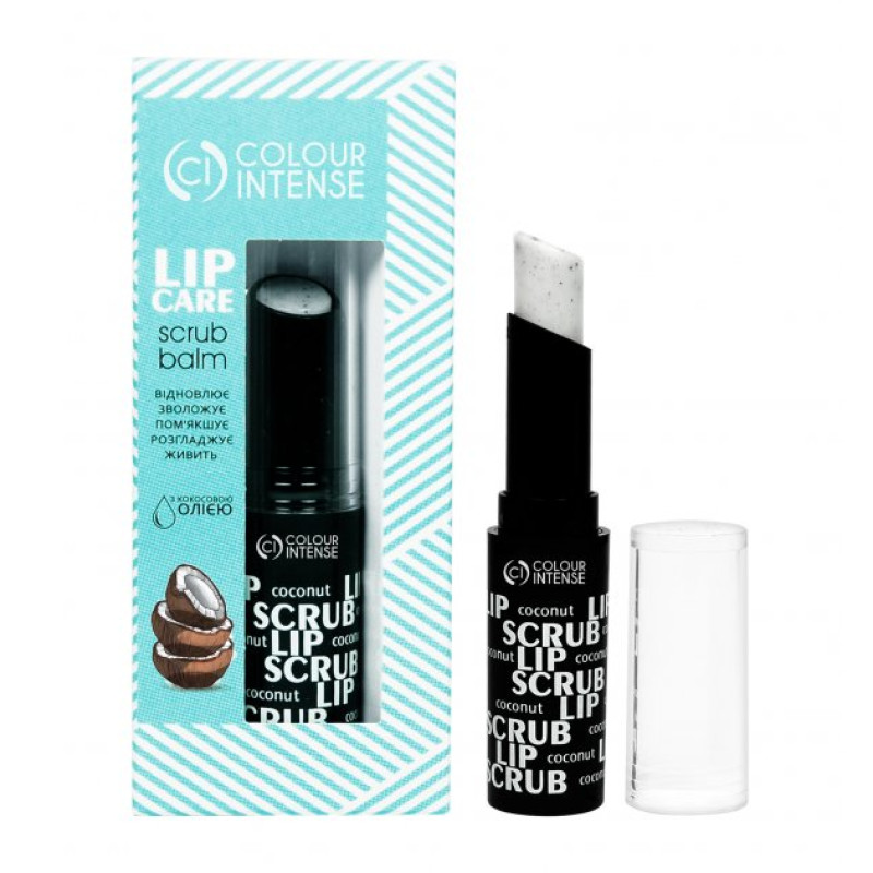 Скраб для губ відновлювальний Кокос №1 Colour Intense Lip Care Scrub Balm 4 г Скраб для губ відновлювальний Кокос №1 Colour Intense Lip Care Scrub Balm 4 г