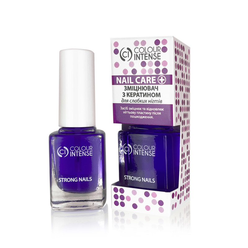 Догляд за нігтями Зміцнювач з кератином Colour Intense Nail Care Strong Nails 102 11 мл Догляд за нігтями Зміцнювач з кератином Colour Intense Nail Care Strong Nails 102 11 мл