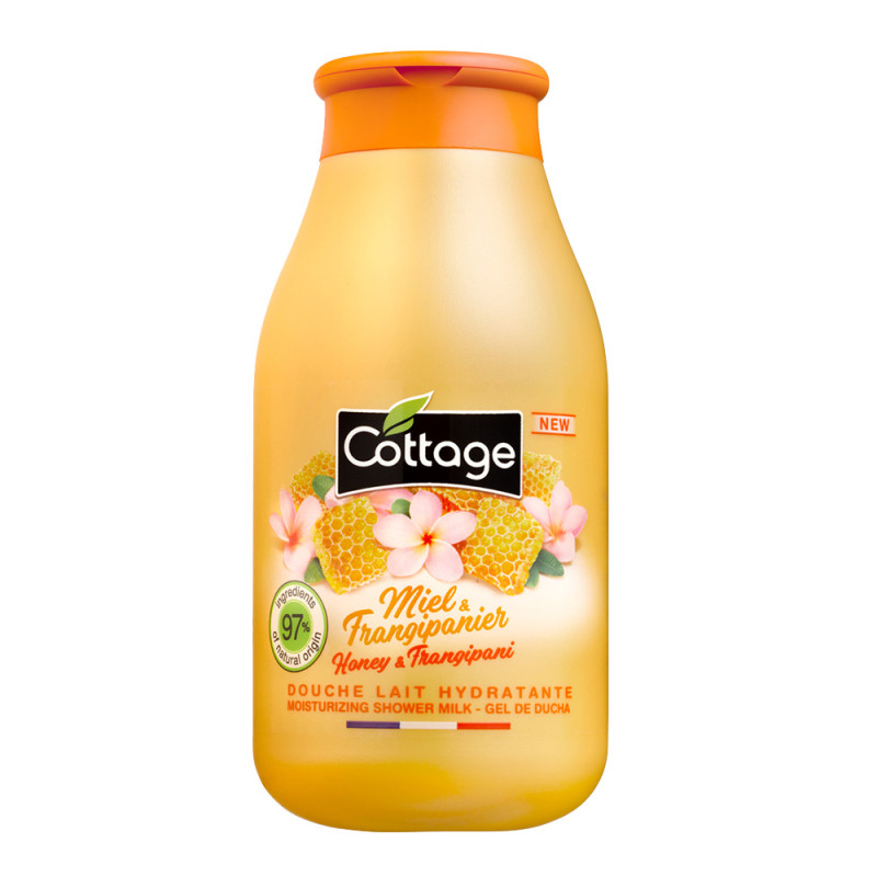 Зволожуюче молочко для душу Cottage Honey&Frangipani 250 мл Зволожуюче молочко для душу Cottage Honey&Frangipani 250 мл